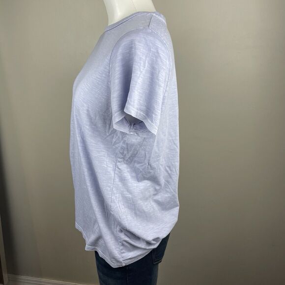 Marine Layer Top Womens Size Medium Blue Crewneck T Shirt Cotton Modal - Picture 3 of 8